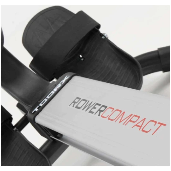 Κωπηλατική Μηχανή Rower Compact Toorx - Κωπηλατική μηχανή με υδραυλικό έμβολο και ρύθμιση της αντίστασης σε 12 επίπεδα. Προπόνηση από πολύ χαμηλής έως πολύ απαιτητικές κωπηλατικές ασκήσεις.