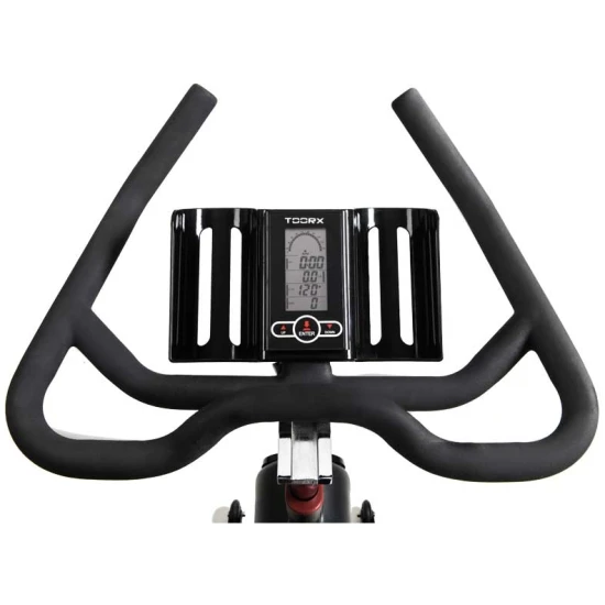 Ποδήλατο Gym Bike με Ζώνη Στήθους SRX-100 Chrono Toorx - Gym Bike με ζώνη στήθους για υψηλής έντασης προπονήσεις! Τροχός βάρους 26kg&nbsp;και μετάδοση κίνησης με ιμάντα και&nbsp;σταθερό γρανάζι. Σύστημα αντίστασης με τακάκια.