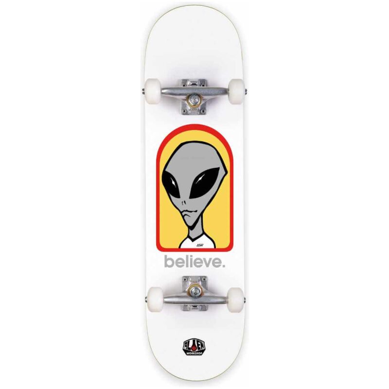 Alien Workshop Believe White 8-020102700A8000