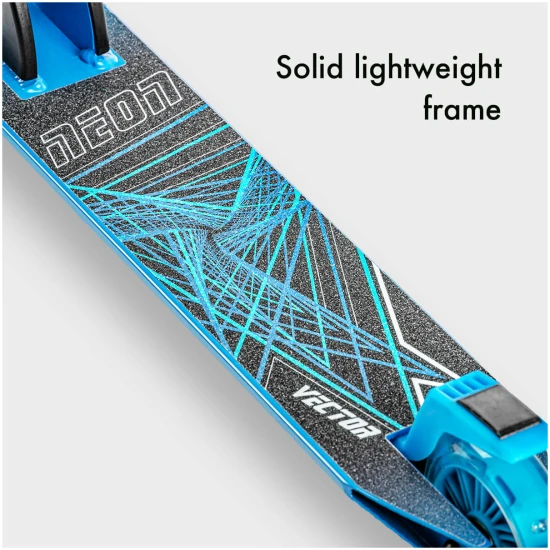 Neon Vector Deck feature blue