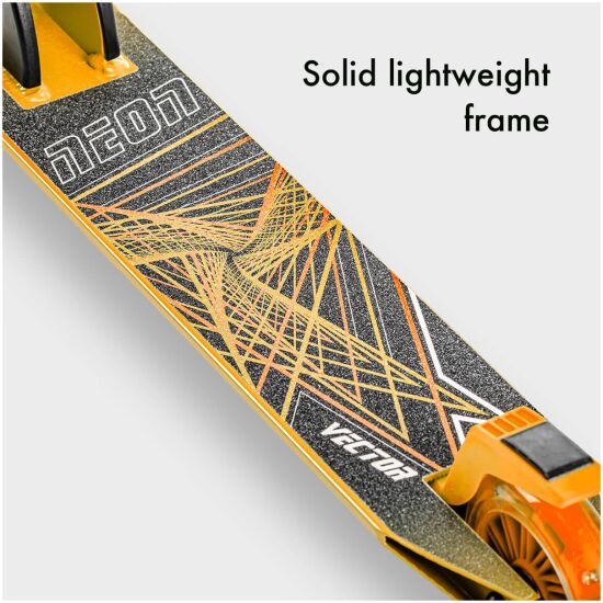 Neon Vector Deck feature orange