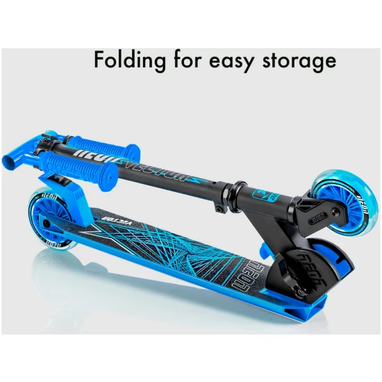 Neon Vector Folded feature blue