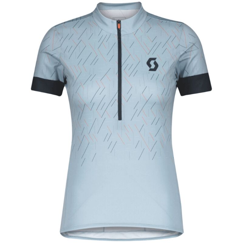 ΜΠΛΟΥΖΑ ΑΓΩΝΙΣΤΙΚΗ SCOTT ENDURANCE 20 WOMENS ΜΕ ΚΟΝΤΟ ΜΑΝΙΚΙ & ΦΕΡΜΟΥΑΡ GLACE BLUE/MIDNIGHT BLUE