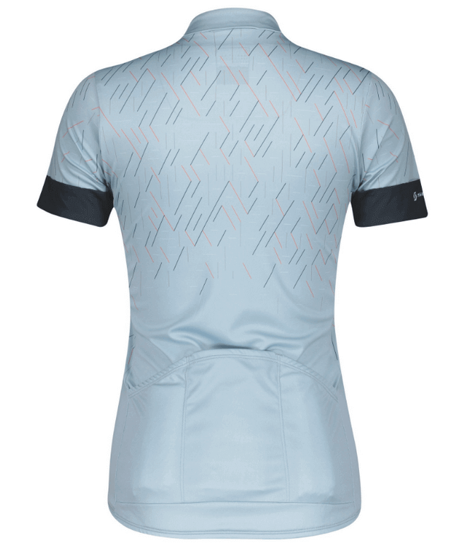 ΜΠΛΟΥΖΑ ΑΓΩΝΙΣΤΙΚΗ SCOTT ENDURANCE 20 WOMENS ΜΕ ΚΟΝΤΟ ΜΑΝΙΚΙ & ΦΕΡΜΟΥΑΡ GLACE BLUE/MIDNIGHT BLUE