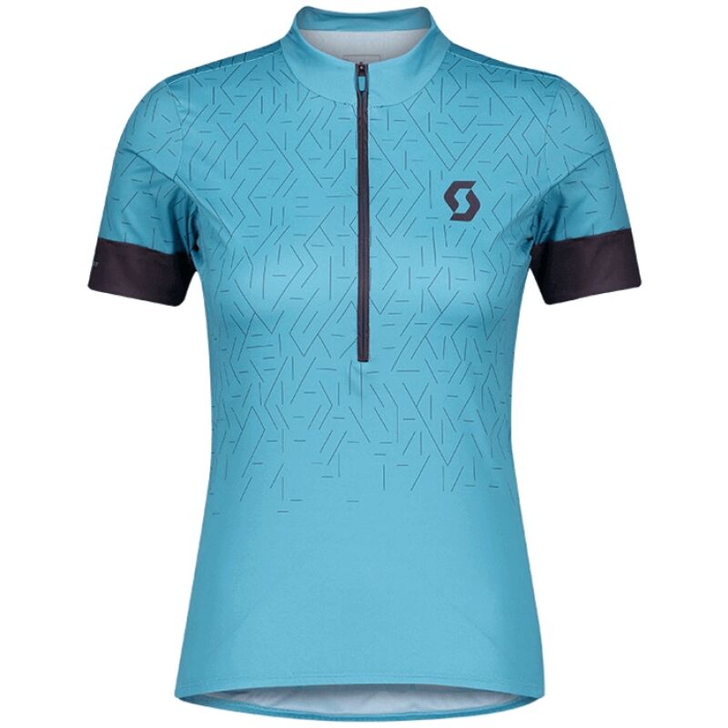 ΜΠΛΟΥΖΑ ΑΓΩΝΙΣΤΙΚΗ SCOTT ENDURANCE 20 WOMENS ΜΕ ΚΟΝΤΟ ΜΑΝΙΚΙ & ΦΕΡΜΟΥΑΡ BREEZE BLUE/DARK PURPLE