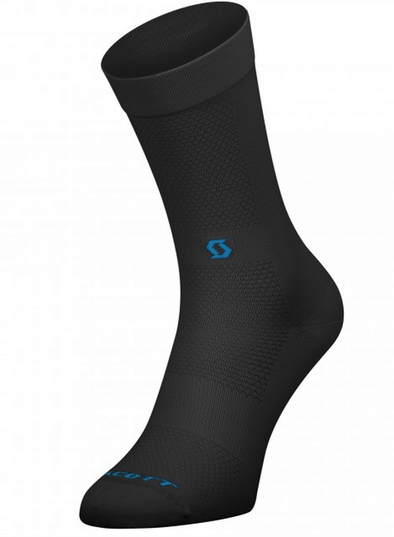 ΚΑΛΤΣΕΣ SCOTT TRAIL TUNED CREW BLACK/ATLANTIC BLUE