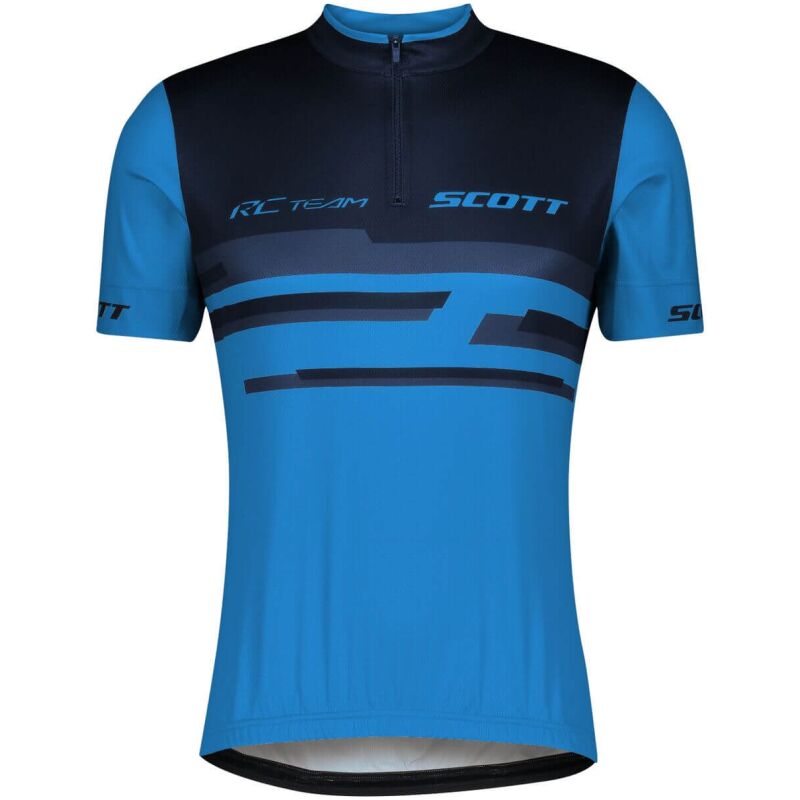 ΜΠΛΟΥΖΑ ΑΓΩΝΙΣΤΙΚΗ SCOTT RC TEAM 20 ΜΕ ΚΟΝΤΟ ΜΑΝΙΚΙ BLACK MIDNIGHT BLUE