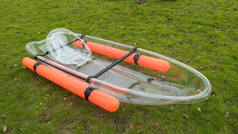 CARIBBEAN SEA KAYAKS 8'8" ΔΙΑΦΑΝΕΣ ΠΟΛΥΚΑΡΜΠΟΝΙΚΟ KAYAK