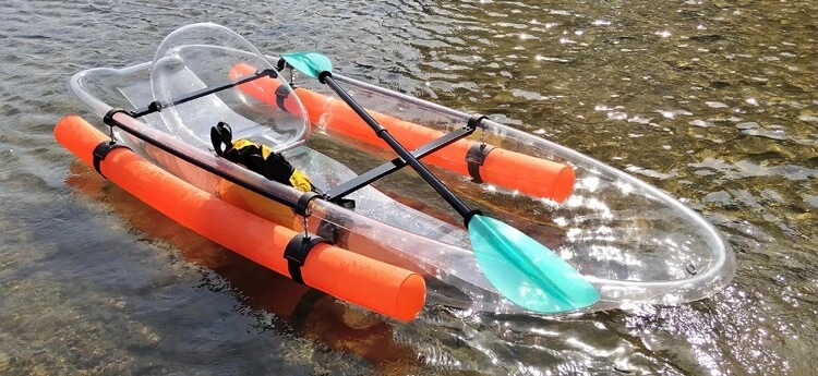 CARIBBEAN SEA KAYAKS 8'8" ΔΙΑΦΑΝΕΣ ΠΟΛΥΚΑΡΜΠΟΝΙΚΟ KAYAK