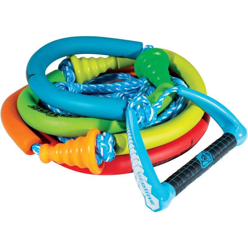 2023 Tug Suede Deluxe Surf Rope - rainbow